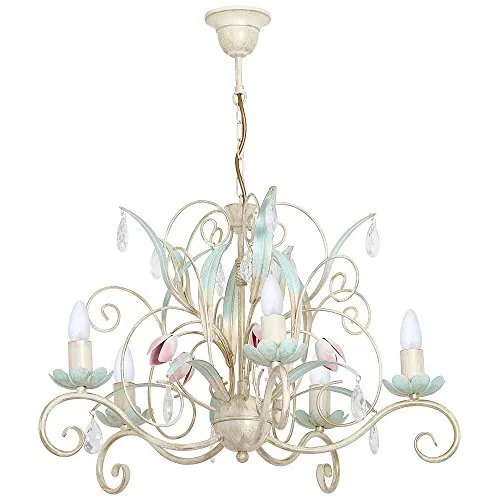 Luce 5 Hängelampe Deckenleuchte in weiß von LUMINEX