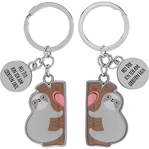 GRUSS & CO Schlüsselanhänger für zwei 