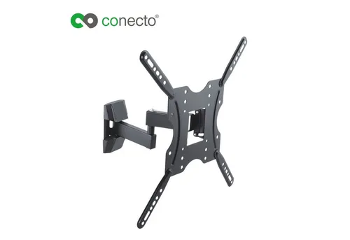 conecto TV-Wandhalterung TV Wandhalter für LCD LED Fernseher & Monitor, (bis 55 Zoll, neigbar, schwenkbar)