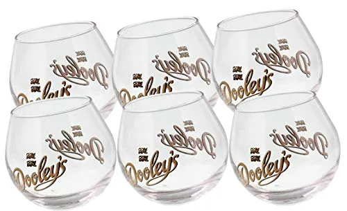 Dooleys Toffee 6 original Tipper Gläser