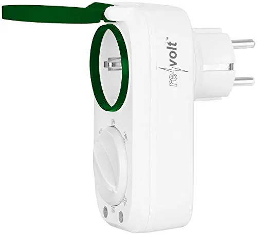 revolt Steckdosen: Outdoor-Zeitschaltuhr mit 8-Std.-Timer & Lichtsensor, bis 3.680 W (Elektrische Zeitschaltuhr, Countdown-Timer-Steckdose, Dämmerungsschalter)