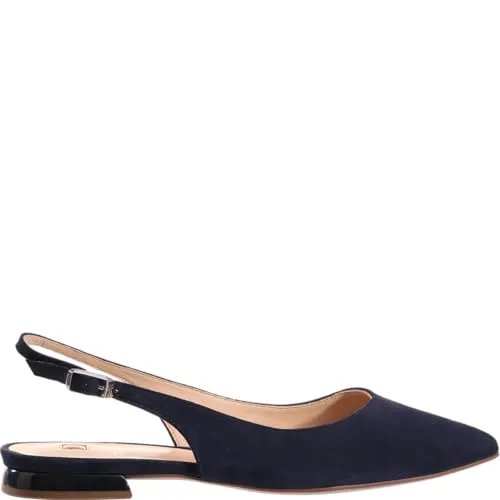 Högl Ballerinas Leder Ballerina Dunkelblau - Ballerinas aus hochwertigem Leder in Dunkelblau, perfekt für einen eleganten Casual-Look und mit bequemem Blockabsatz für optimalen Tragekomfort.