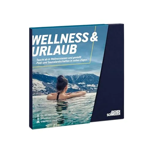 Jochen Schweizer Geschenkbox Wellness & Urlaub, an ca. 180 Orten, Hotel-Gutschein für 2 Personen