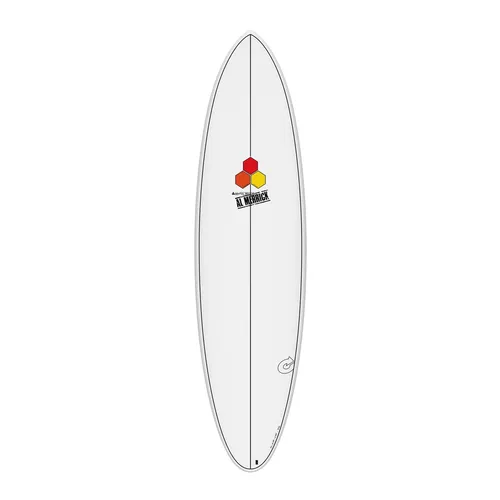 Surfboard CHANNEL ISLANDS X-lite M23 7.4 Weiss Al Merrick