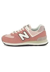 New Balance Damen Sneakers 574 40EU - Der New Balance 574 vereint schlichte Vielseitigkeit mit Komfort. Ideal für jeden Anlass, bietet er eine leichte Dämpfung und eine strapazierfähige Kombination aus Wildleder und Mesh.