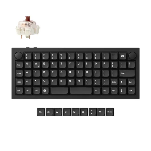 Keychron Q15 Max QMK Kabellose Mechanische Tastatur, QWERTY US, Q15M-M3, Brown