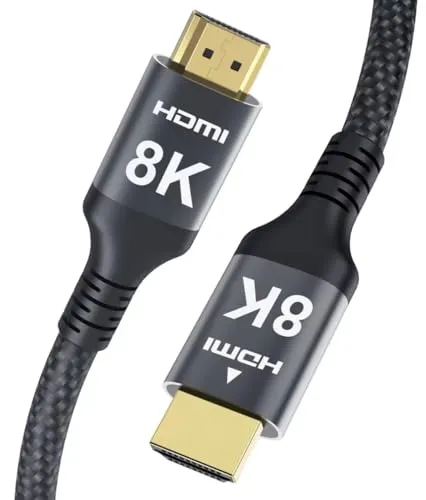 Adauxter 8K 4K HDMI auf HDMI Kabel 10M Lang, HDMI® Kabel mit Ethernet CEC