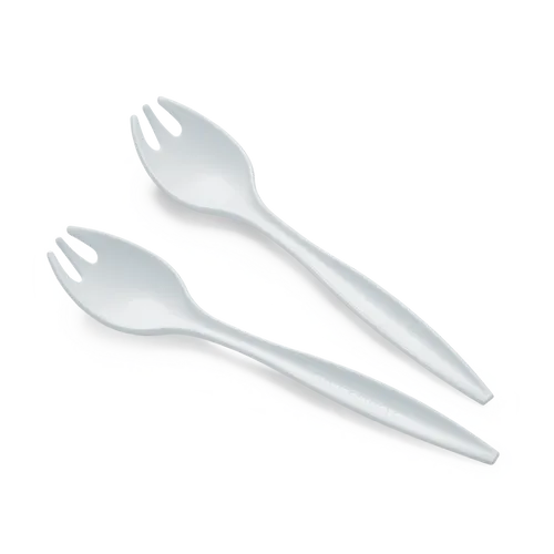 Tupperware Allegra Salatbesteck Set in weiß von Tupperware