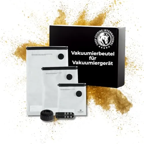 CHEF CUISINE Vakuumierbeutel Set 25-tlg. – Verschiedene Größen für optimale Frische