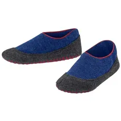 FALKE Unisex Kinder Stoppersocken Cosy Slipper K Hp Wolle rutschhemmende Noppen 1 Paar, Blau Cobalt Blue 6054, 33-34