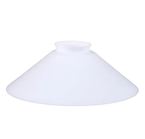 Home4Living Lampenschirm Schusterschirm Ø200mm Weiß matt - Eleganter Schusterschirm aus opalweißem Glas, ideal für Pendel-, Wand- und Tischlampen. Durchmesser 200mm, sorgt für warmes Licht und stilvolle Akzente in jedem Raum.
