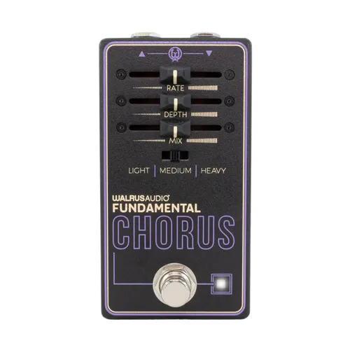 Walrus Audio Fundamental Chorus - Effektgerät für Gitarre & Bass, vielseitiges Chorus-Pedal mit 3 wählbaren Modes für Sounds von leichter Modulation bis 80er Tri-Chorus, übersichtliches Design für einfache Bedienung.