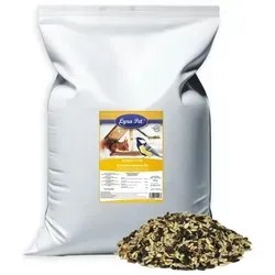 Lyra Pet® Sonnenblumenkerne Mix 25 kg - Vogelfutter, 100 % reines Naturprodukt mit knackigem Geschmack und hohem Fettgehalt – ideal für die ganzjährige Fütterung von bunten Singvögeln und anderen Gartenbewohnern.