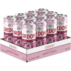 Produktbild Gordon's Premium Pink Gin & Tonic Dose 10% Vol. 12x0,25l