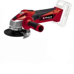 Einhell Akku-Winkelschleifer TC-AG 18/115 18V