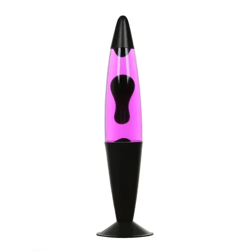 Lavalampe Schwarz Lila G9 – Retro Tischleuchte JENNY - Retro Tischleuchte für ein stimmungsvolles Ambiente, ideal für Wohnzimmer und Schlafzimmer. Mit G9 Leuchtmittel und einzigartigem Farbenspiel sorgt sie für entspannte Atmosphäre.
