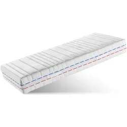 Betten-ABC XXL TFK – 7-Zonen-Taschenfederkernmatratze mit CoolLife-Bezug, Härtegrad H4 - Matratzen mit 7-Zonen-Taschenfederkern für optimales Schlafklima und punktuelle Abstützung. CoolLife-Bezug verhindert nächtliches Schwitzen und sorgt für trockene Nächte.