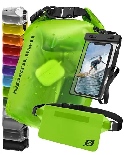 Nordlight wasserdichte Tasche 3er Set (Grün)