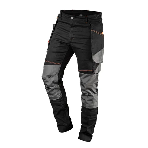 NEO TOOLS HD Slim Arbeitshose mit abnehmbaren Taschen