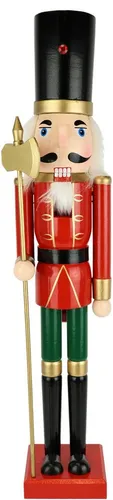 I.GE.A. Dekofigur Nussknacker, Dekofigur Statue Deko Männchen Weihnachtsdeko