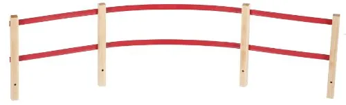 Larix Rodelzubehör Rückenlehne, rot, 10198