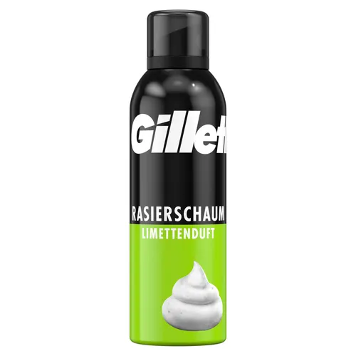 Gillette Basis Limettenduft Rasierschaum Rasierschaum, 200 ml