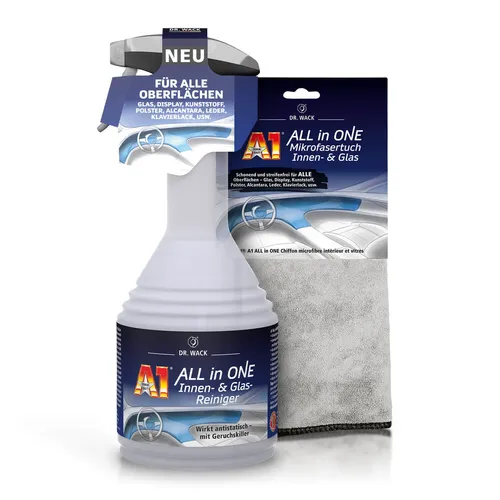 Dr. Wack A1 ALL in ONE Innenreiniger Cockpitreiniger Glasreiniger 500ml | Plus