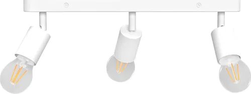 linovum AWORA Deckenleuchte E27 3 flammig - Schwenkbare Wohnzimmerlampe mit dimmbarer fourSTEP-Funktion - Deckenleuchte für stilvolle Räume, schwenkbar und inkl. 3x E27 LED Retro Lampen. Die fourSTEP-Funktion ermöglicht dimmen ohne Dimmer und schafft eine gemütliche Atmosphäre.