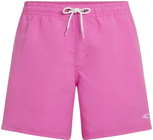 O'Neill Badeshorts O XL in Electric Fuchsia - Stylische Badeshorts in der auffälligen Farbe Electric Fuchsia, Größe XL. Hergestellt aus 50% recyceltem Polyamid für einen umweltbewussten Look am Strand.