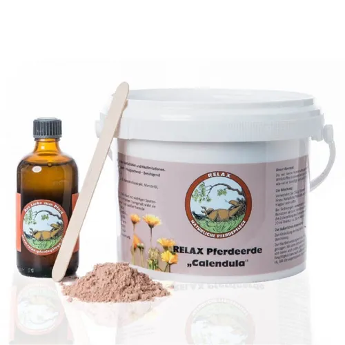 Relax Pferdeerde | sonnengetrocknete Tonerde rot/grün - Lebermoos und Niem