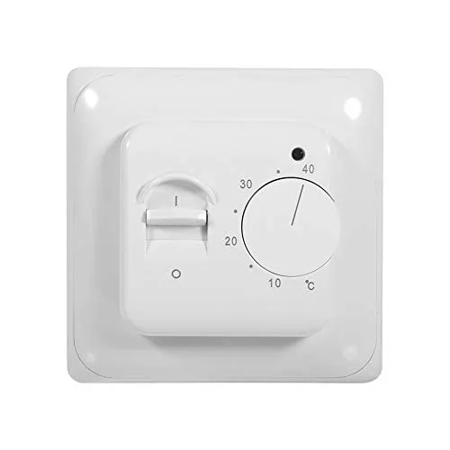 Fußbodenheizungs-Thermostat, 230V-Raum-mechanisches manuelles Heizungs-Thermostat-Klima-Temperatursteuerungsschalter, Sicherheit, Energieeinsparung und Komfort