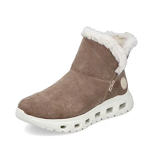 Rieker Damen Winterstiefel M6050 - Bequeme Übergangsstiefel - Wanderschuhe mit wasserabweisender riekerTEX-Membran für optimalen Nässeschutz und Atmungsaktivität, ideal für kalte Tage.