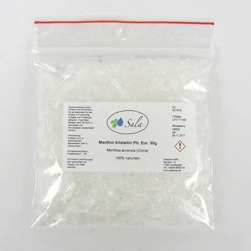 Sala Menthol kristallin Mentholkristalle Ph. Eur. (50g Beutel)
