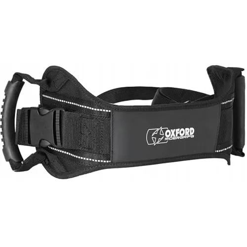 QLS Motorrad Sozius Haltegriff Verstellbar Universal - Gurte für Motorräder mit rutschfesten Gummigriffen für sicheren Halt und ergonomischem Schnitt für maximalen Komfort beim Fahren.