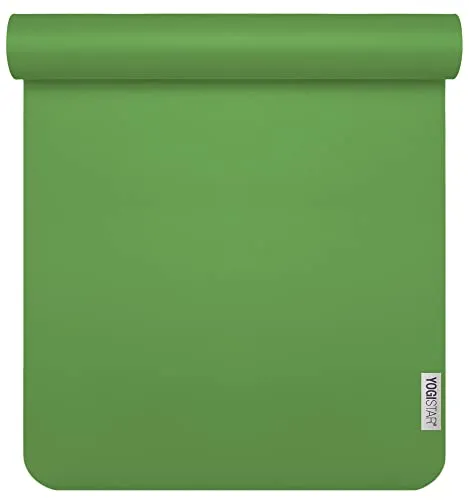 Yogamatte Yogimat® Sun - 6mm Grün - Rutschfeste Yoga- und Pilatesmatte mit 6mm Dicke für optimalen Komfort. Ö-Tex 100 zertifiziert und ideal für Allergiker – perfekt für deine Yoga-Praxis.