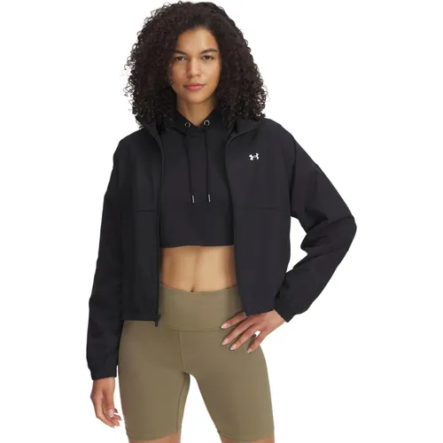Under Armour Rival Woven Jacket - Schwarz/Weiß, Größe XL - Funktionsjacken mit UA Storm-Technologie, die wasserabweisend und atmungsaktiv ist, ideal für jedes Training und leicht verstaubar für unterwegs.