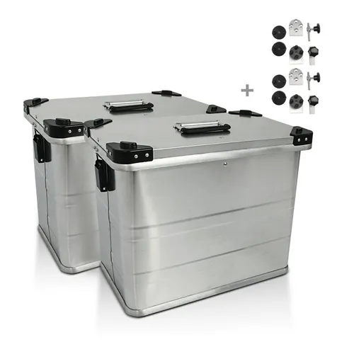 Alukoffer Set Gobi 45l für Kawasaki Versys-X 300 / Versys 1000 / 650 + Haltesatz