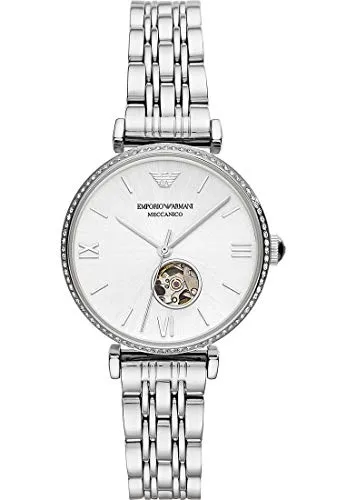Emporio Armani Meccanico Uhr AR60021 in silber von Emporio Armani