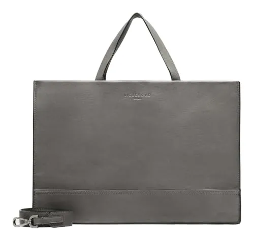 Liebeskind Berlin Women's L Lou 2 3D Leather Satchel, Iron - Umhängetaschen mit einzigartigem 3D-Lederdesign, stilvoll und geräumig für den täglichen Gebrauch.