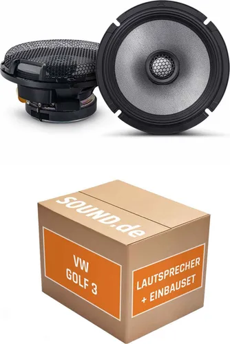 Alpine R2-S65 Einbaupaket für VW Golf III – 100W MAX Lautsprecher Set