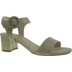 Piece of Mind Damen Sandalette Riemchensandale gold EUR 42 - Stiefel – Trendige, leichte und bequeme Sommerschuhe mit elegantem Design und rutschfester Laufsohle für perfekten Halt.