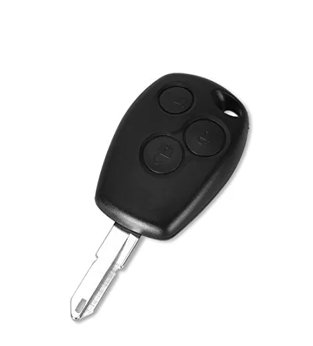 Schlüssel für Renault Espace Laguna Master Modus Scenic Trafic | 3 Tasten | Modell mit Batterie Schlitz | Fernbedienung