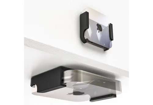 Mobilefox Halterung Untertisch Halterung Regal Halter Wandhalterung passend für Mac Mini