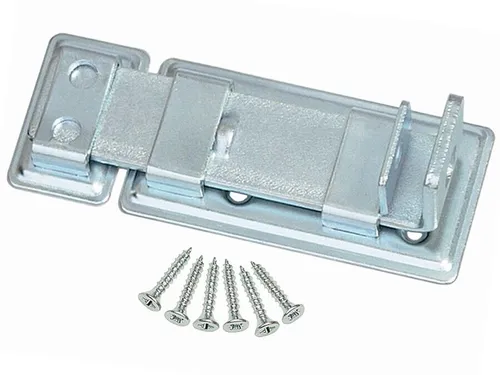 Türschloßriegel 130/51 Türriegel Schubriegel Sicherheits-Schlossriegel Silber