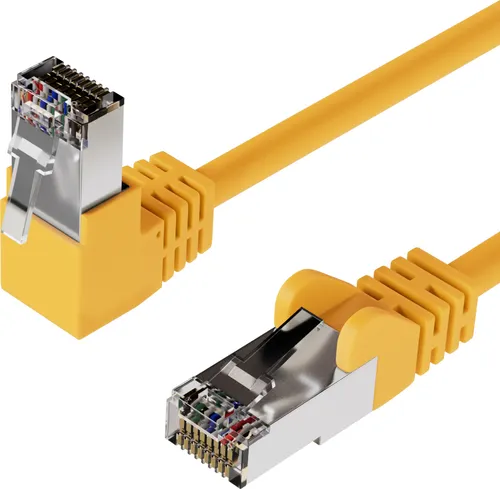 kabelbude KB08-6409202, 20 m, Cat6, S/FTP (S-STP), RJ-45, RJ-45, Gelb