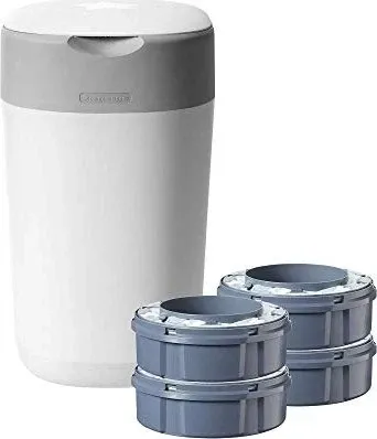 Tommee Tippee Twist & Click Windelmülleimer mit Ersatzkassette
