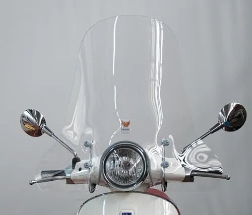 ISOTTA Windschutzscheibe mit klassischen Befestigungen für Vespa Primavera