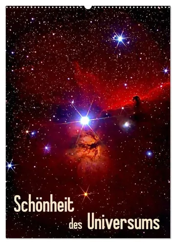 MonarchC Wandkalender 2026 | Schönheit des Universums - Kalender im DIN A2 Format mit atemberaubenden Fotografien von Sonne, Mond, Sternen und Nebeln – ideal für Astronomie-Liebhaber und als dekoratives Highlight.