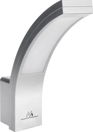 LED-Lampe Fassadenlampe Außenwandleuchte 10W 800lm IP54 4000K Neutralweiß Silber Energieklasse A++