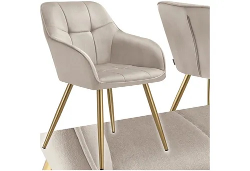 TecTake Stuhl Marilyn in grau von tectake